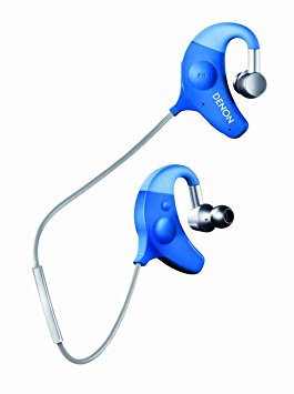 Denon AH-W150 Bluetooth Fitness Sports In-Ear Headphones - Blue