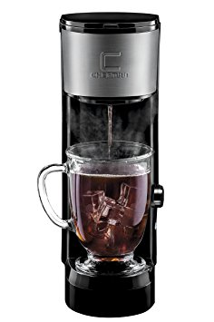 Chefman Coffee Maker K-Cup VersaBrew Brewer - FREE FILTER INCLUDED For Use With Coffee Grounds - Rapid Boil - Small Footprint Single Serve - RJ14-SKG