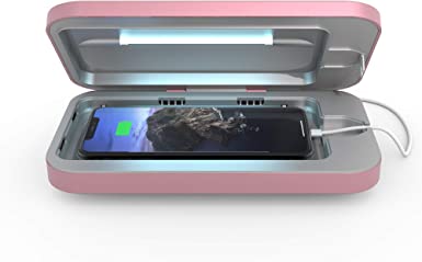 PhoneSoap 3 UV Smartphone Sanitizer & Universal Charger | Patented & Clinically Proven UV Light Disinfector | (Orchid)