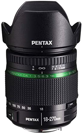Pentax K-Mount DA 18-270mm f3.5-6.3 ED SDM Interchangeable Lens
