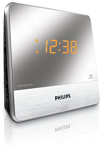 Philips AJ3231 Mirror Finish Clock Radio