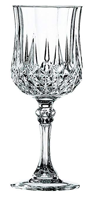 Cristal d´Arques, Longchamp Wine glass 170ml, without filling mark, 6 Glasses