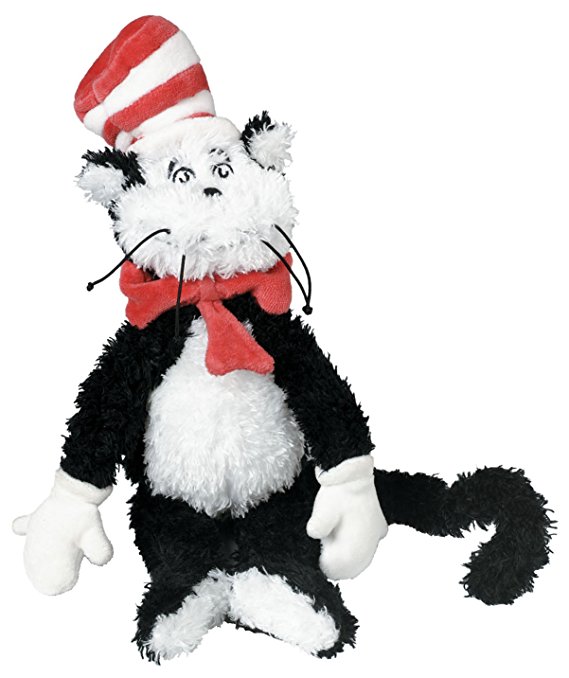 Manhattan Toy Dr. Seuss Cat in the Hat 12" Soft Plush Toy