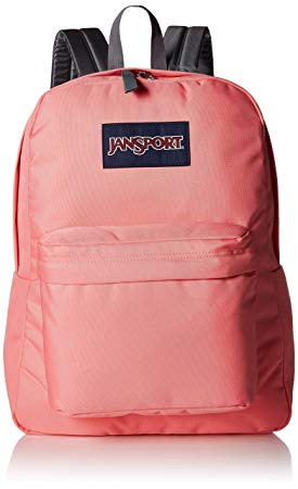 JanSport Superbreak Backpack - Lightweight School Pack, Strawberry Pink