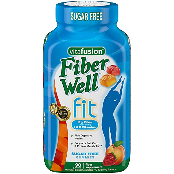 Vitafusion Fiber Well Fit Gummies, 90 Count (Packaging May Vary)