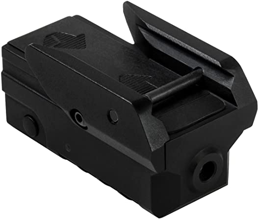 NcSTAR Vism Compact Pistol Green Laser with Strobe, Black