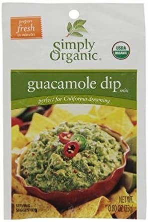 Simply Organic Organic Guacamole Dip (12x.8 OZ) ( Value Bulk Multi-pack)