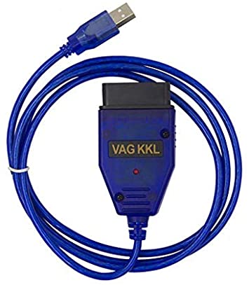 Washinglee OBD2 Diagnostic Cable for VW, Audi, Skoda and Seat, Car ECU Scanner USB Cable Support VAG KKL 409
