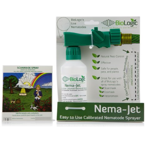 10 Million Scanmask Spray Beneficial Nematodes Steinernema feltiae Garden Pack