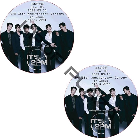 2PM DVD 2PM 15th Anniversary Concert In Seoul [It's 2PM] (2023.09.10#2枚セット) 日本語字幕/ツーピーエム 2PM DVD コンサート