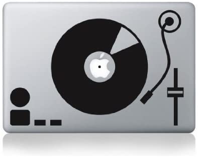 Record Turntable Macbook Pro Vinyl Decal