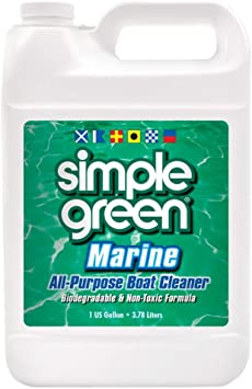 Simple Green Marine All-Purpose Boat Cleaner for Hulls, Non-Skid Decks, Vinyl, Fiberglass