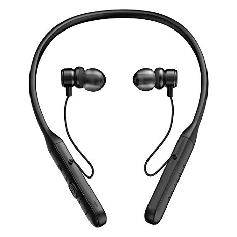 Wireless Headphones, Syllable Stereo Bluetooth Earbuds with Mic Noise Cancelling Neckband Gaming Headset 6 Hours playing Gaming/Music Modes for Mobile Phones, Pad and PC