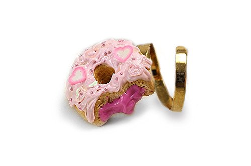 Pink Donut Ring ~ Food Jewelry