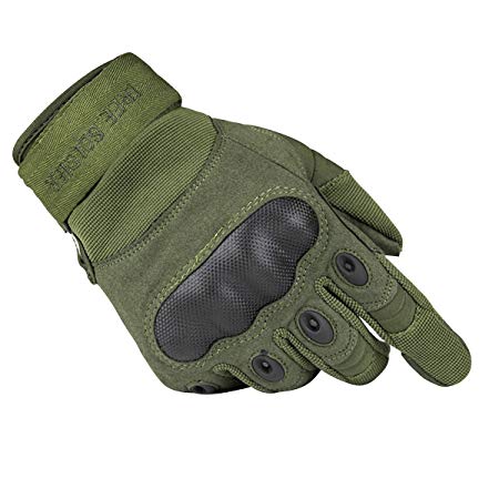 FREE SOLDIER Tactical Gloves Men Military Hard Knuckle Full Finger Gloves Armor Gloves