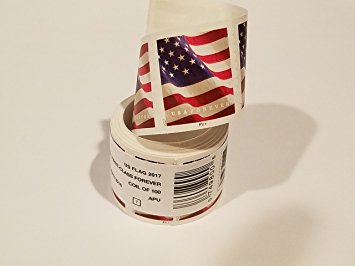 USPS US Flag 2017 Forever Stamps - Roll of 100