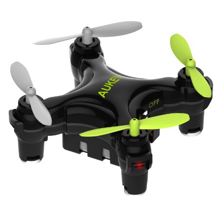 AUKEY Mini Drone, 2.4G RC 6-Axis Quadcopter, Intelligent Fixed Altitude, One-key Landing & Take-off UAV