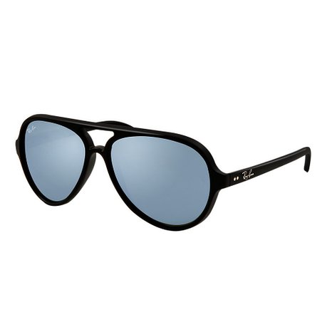 Men's 0RB4125 Iridium Aviator Sunglasses