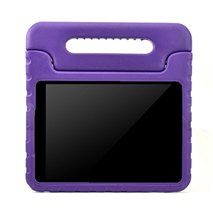 BMOUO Samsung Galaxy Tab A 8.0 Kids Case - EVA ShockProof Case Light Weight Kids Case Super Protection Cover Handle Stand Case for Kids Children for Samsung Galaxy TabA 8-inch Tablet - Purple Color