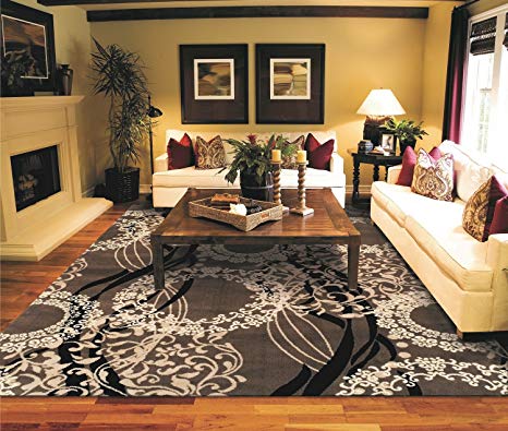 Contemporary Rugs 5x7 Brown