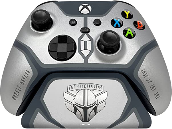 Razer Limited Edition Mandalorian Wireless Pro Controller & Quick Charging Stand Bundle for Xbox Series X|S, Xbox One: Impulse Triggers - Textured Grips - 12hr Battery Life - Magnetic Secure Charging