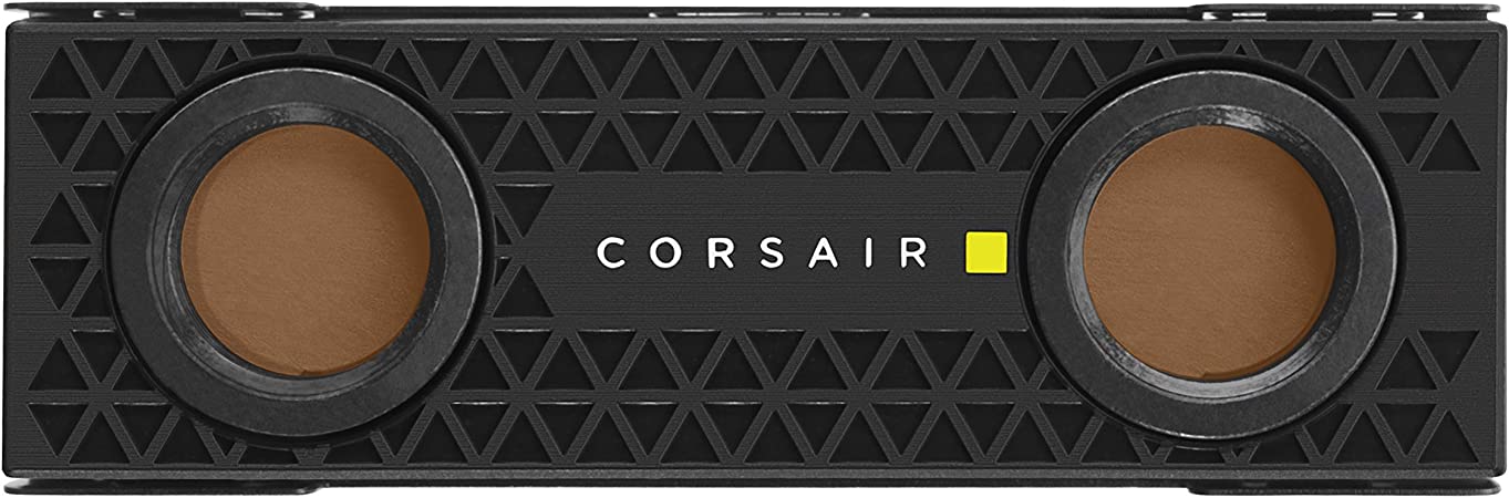 Corsair Hydro X Series XM2 M.2 SSD Water Block - Add Your M.2 SSD to a Custom Cooling Loop - Copper Cold Plate - Easy Installation