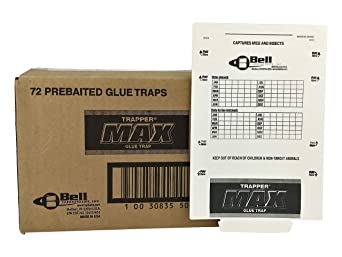 Trapper Max Mouse & Insect Glue Boards-72 Boards