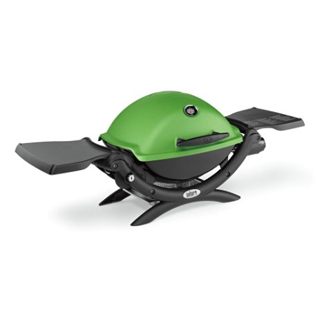 Weber 51070001 Q1200 Liquid Propane Grill, Green