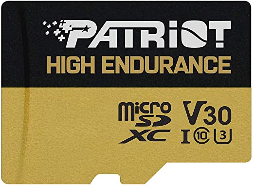 Patriot EP Series 64GB High Endurance MicroSDXC Card for Dash Cam and Home Security Camera Systems - C10, U3, V30, 4K UHD, Micro SD Card PEF64GE31MCH