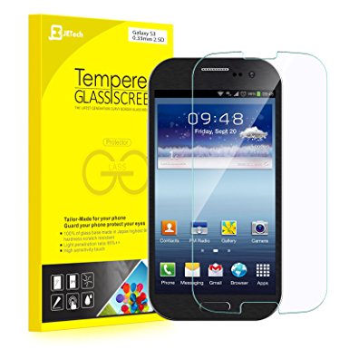 S3 Screen Protector, JETech® Premium Tempered Glass Screen Protector for Samsung Galaxy S3 i9300