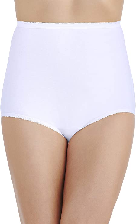 Vanity Fair Women's Underwear Perfectly Yours Traditional Cotton Brief Panties