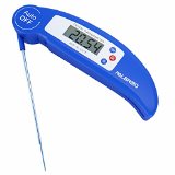 Best Ultra Fast Instant Read Digital Electronic Barbecue Meat Thermometer With Collapsible Internal Probe Lifetime Replacement Guarantee