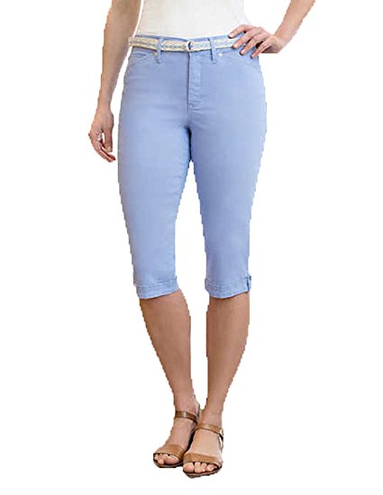 Gloria Vanderbilt Women's Lillian Belted Skimmer Capri