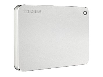 Toshiba HDTW220XS3AA Canvio Premium 2TB Portable External Hard Drive USB 3.0, Silver