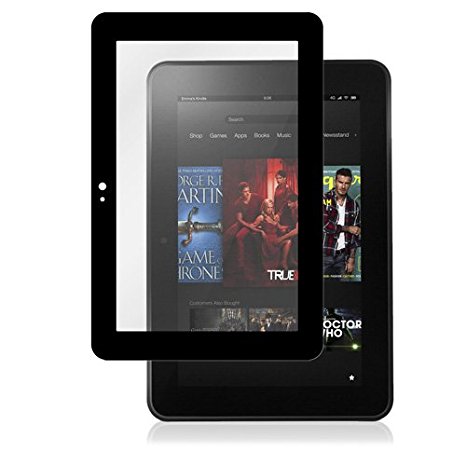 Kindle Fire HD 8.9" Screen Protector, BoxWave [ClearTouch Ultra Anti-Glare] Bubble Free Screen Guard w/ Colored Border for Amazon Kindle Fire HD 8.9" - Black