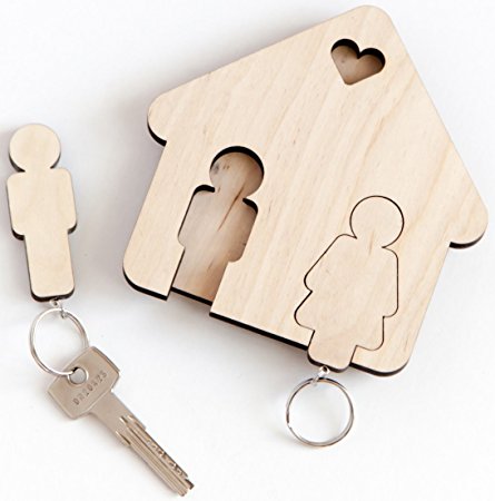100% $$$ BACK!!!PREMIUM QUALITY GUARANTEED!!!GoodsWoods Hand Made Keys Hanger from Real Wood!!! (fm)