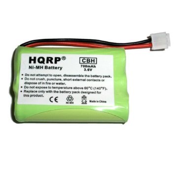 HQRP Phone Battery for VTech i6727 i6757 i6763 i6765 i6767 i6773 i6735 vt5875 Cordless Telephone plus Coaster