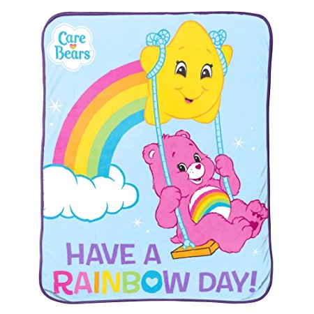 Care Bears Rainbow Day Plush Throw