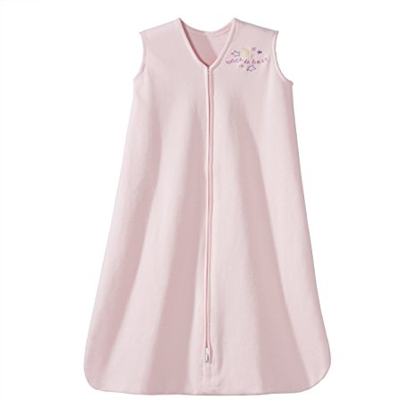 HALO SleepSack 100% Cotton Wearable Blanket, Soft Pink, Medium
