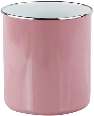 Reston Lloyd Model 82661 Large Enamel-on-Steel Utensil Jar/Holder, Pink