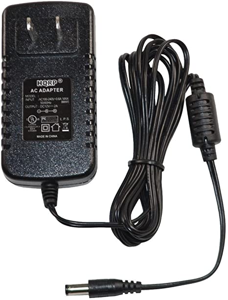 HQRP AC Adapter/Power Supply for Yamaha YPT-220 / YPT220 / YPT-320 / YPT320 / YPT-200 / YPT200 Keyboards Replacement [UL Listed]   Euro Plug Adapter