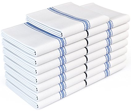 Royal Classic Kitchen Towels, 15-Pack, 100% Natural Cotton, 14 x 25 inches (15 Pack)