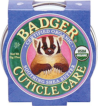 Badger - Certified Organic Cuticle Care- Soothing Shea Butter - .75 oz. - 2 Pack