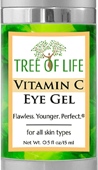 Vitamin C Eye Moisturizer Gel for Face and Skin (.5 Ounce)