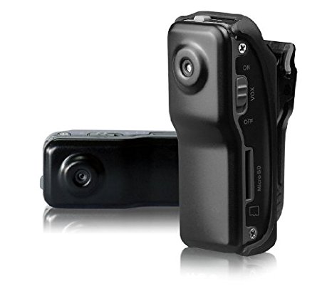 SecuVox Sound Activated Thumb Size Camcorder with Belt Clip Kits