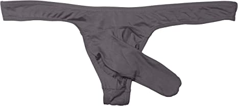 Mens Ice Silk G-string Thongs Valentine's Day Panties for Men's Underwear Modal U Convex Elephant Trunk Thong