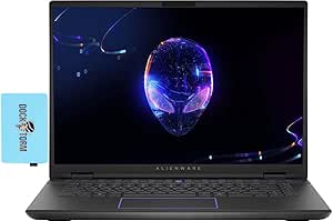 Alienware m16 R2 Gaming Laptop 16.0" 240Hz WQXGA (Intel Ultra 7-155H 16-Core, GeForce RTX 4070, 64GB DDR5 RAM, 2TB SSD, RGB Backlit KYB, Thunderbolt 4, WiFi 7, BT 5.4, Win11Home) w/DKZ Hub