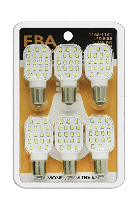(1) 6 pk LED Replacement Bulb 1156/1141 Base Tower Natural White 12V115618 (total 6 bulbs)