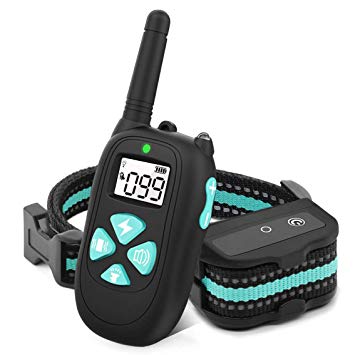 BESTHING Dog Training Collar with Remote, 1450ft Remote Dog Shock Collar, 100% Waterproof, Beep/Vibra/Electric Shock 1-100 Levels