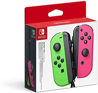 Nintendo Switch Joy Con Controller Pair [Neon Green/Neon Pink]